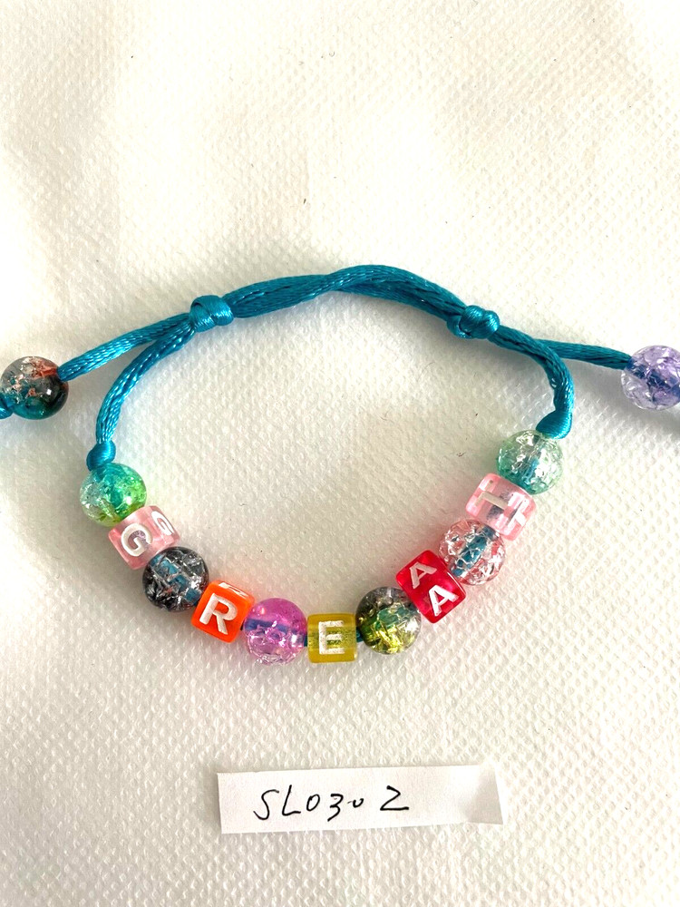 Bracelets acrylic bead handmade great