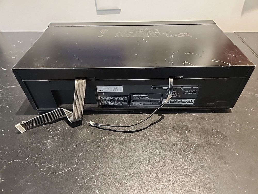 Panasonic RS-362 Stereo System Receiver Cassette Vintage Untested