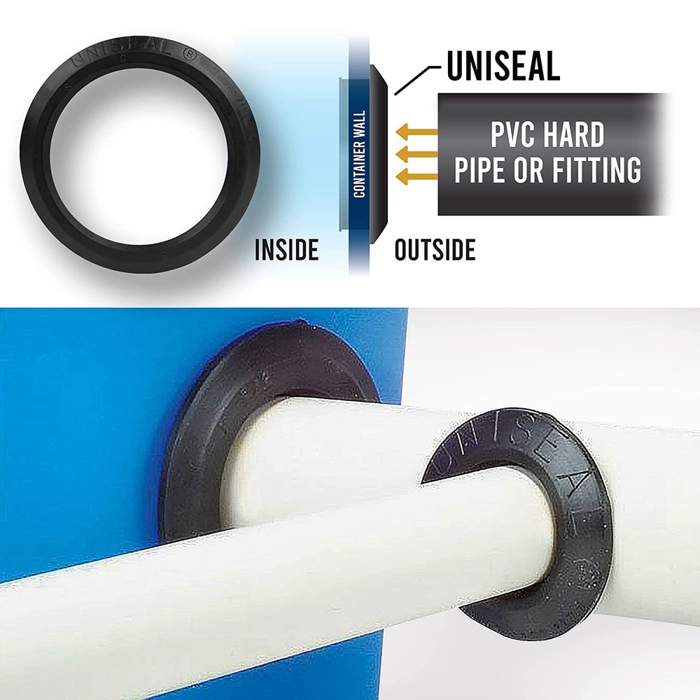 1 1/4" UNISEAL BULKHEAD (10 PACK)