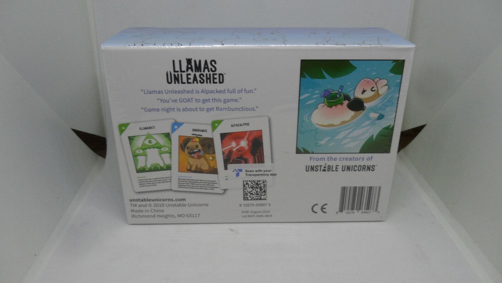 Llamas Unleashed Unstable Games Card Game