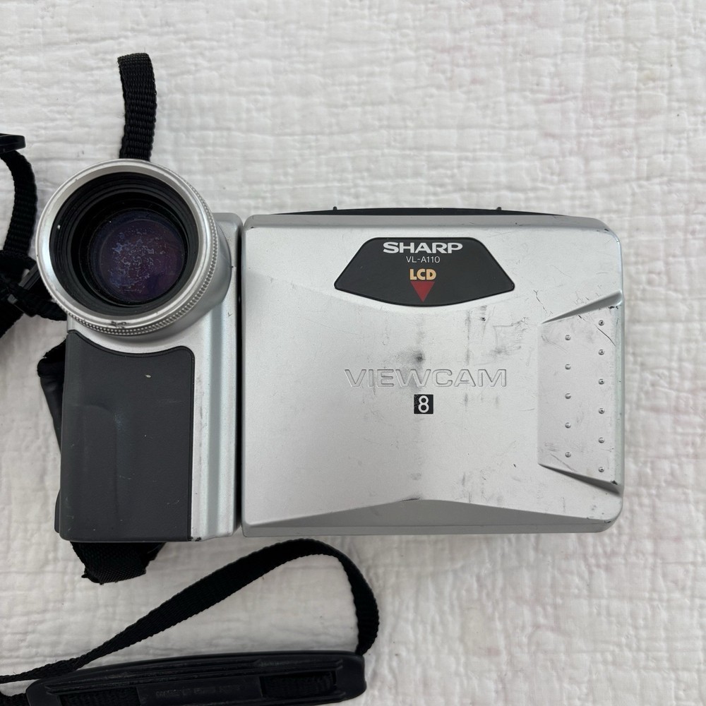 Sharp VL-A110U LCD Digital Camcorder Camera Viewcam Hi8 UNTESTED