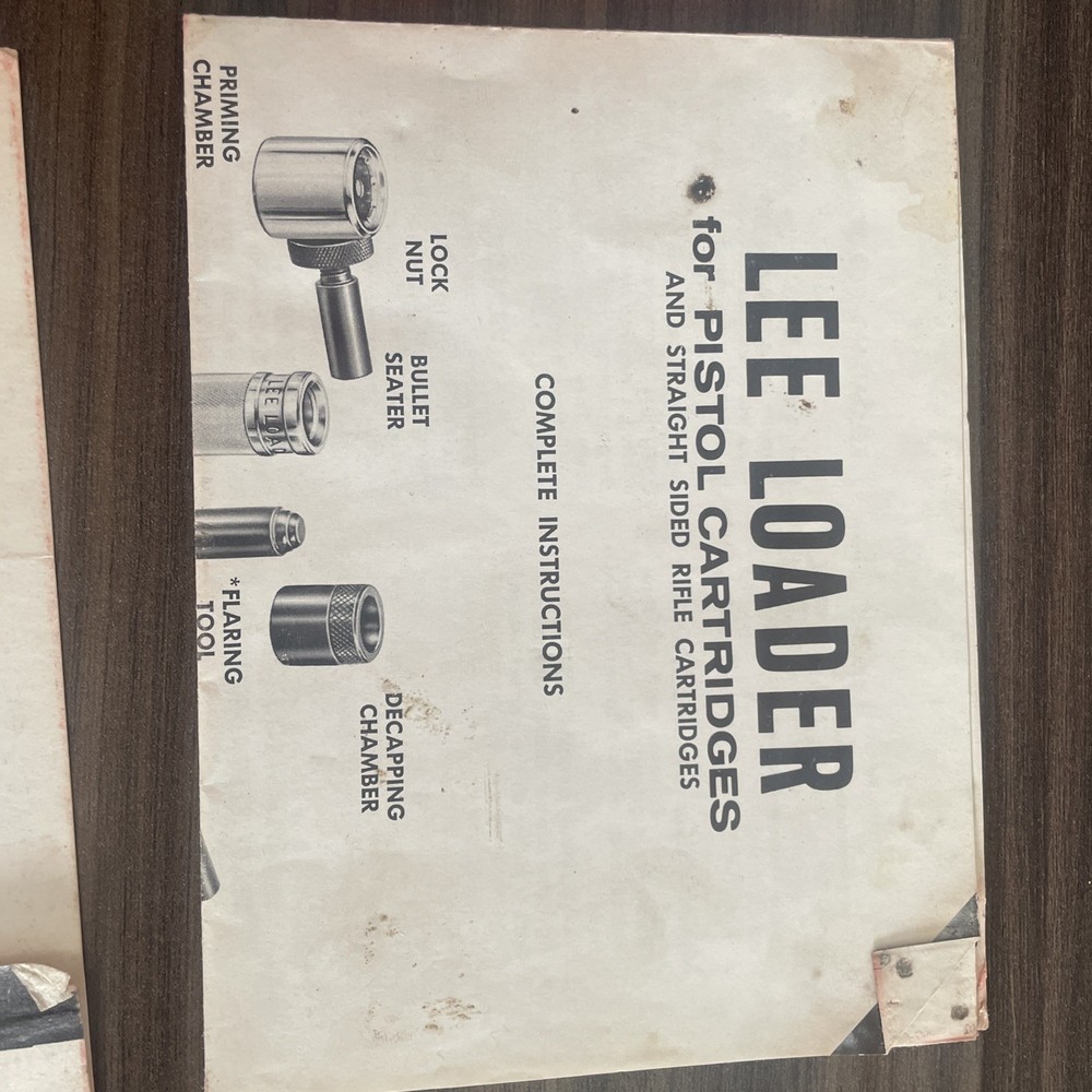 Lee Loader 38 Special