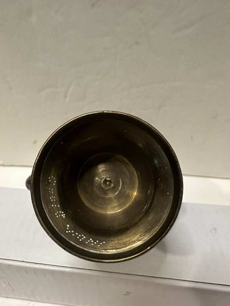Vintage Solid Brass Lidded Ewer Lamp 1960 (T)...