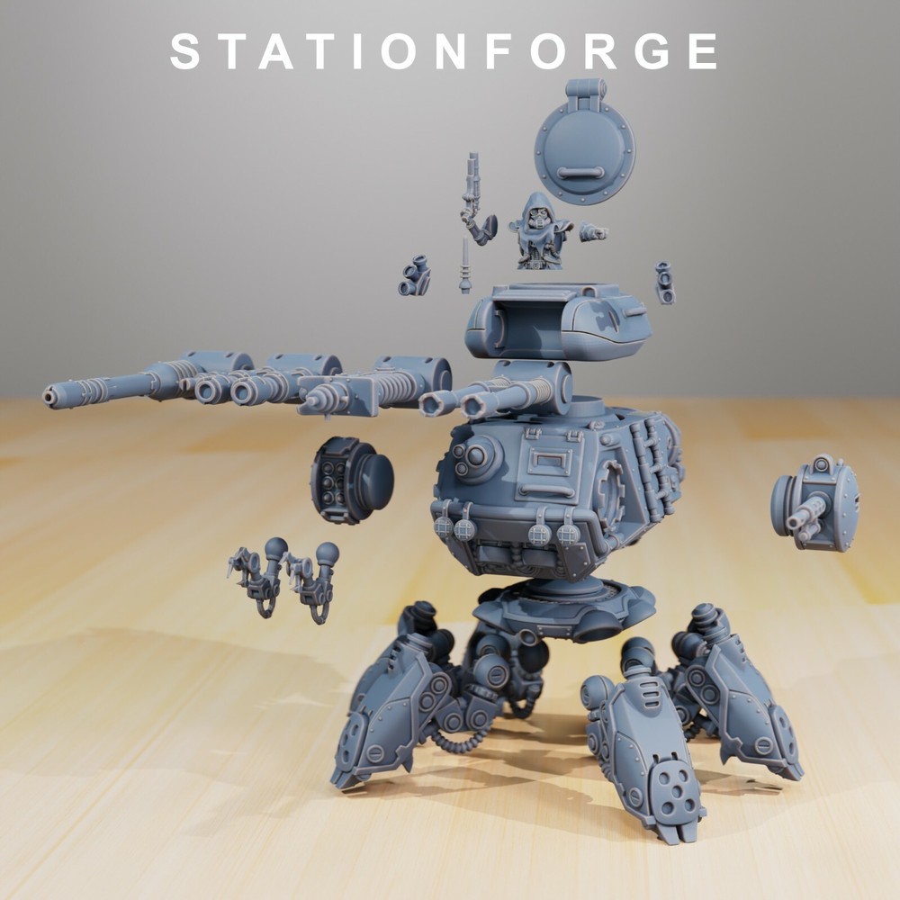 Scavenger Tank with commander figure 32mm