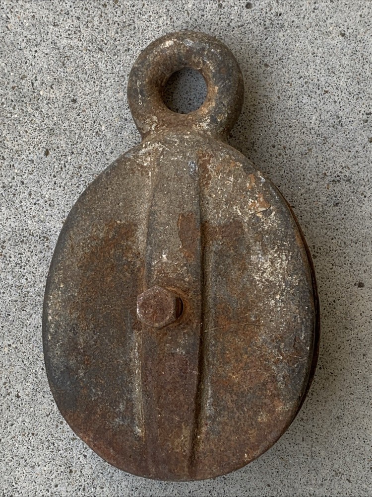 Vintage Single & Double Block Pulley Lot
