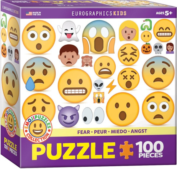 Fear Emojis 100 Pieces Jigsaw Eurographics Puzzle