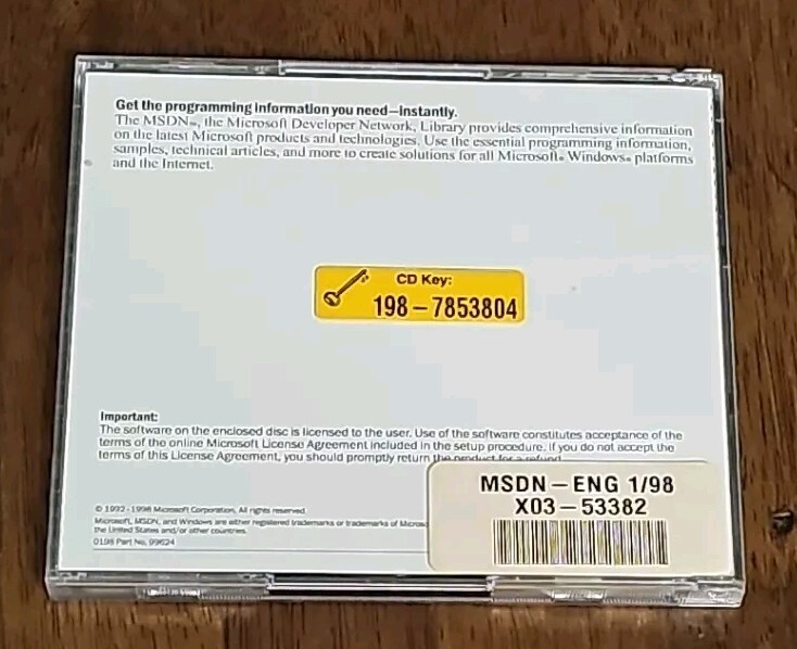 MSDN Library January 1998