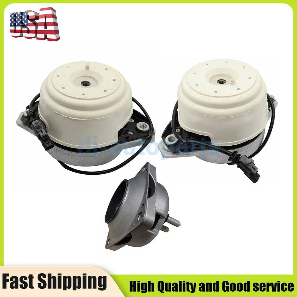 Left & Right Engine Mount+Transmission Mount For Benz W166 GLE 300 d  2017-2018