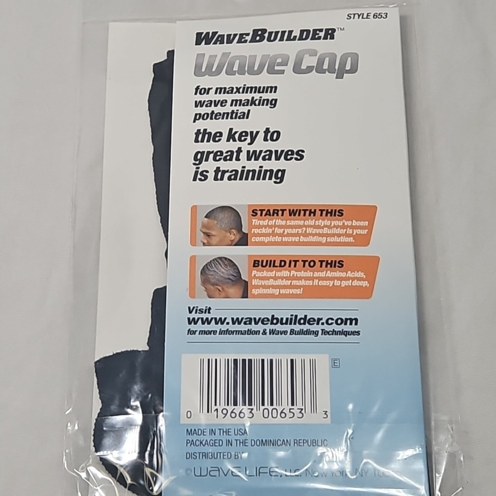 WaveBuilder Wave Cap 2 pack style 653 Lot Of 5
