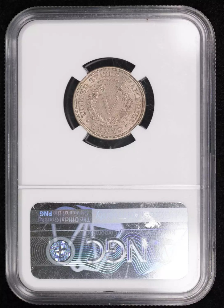 1884 Nickel V Liberty Head NGC MS-61