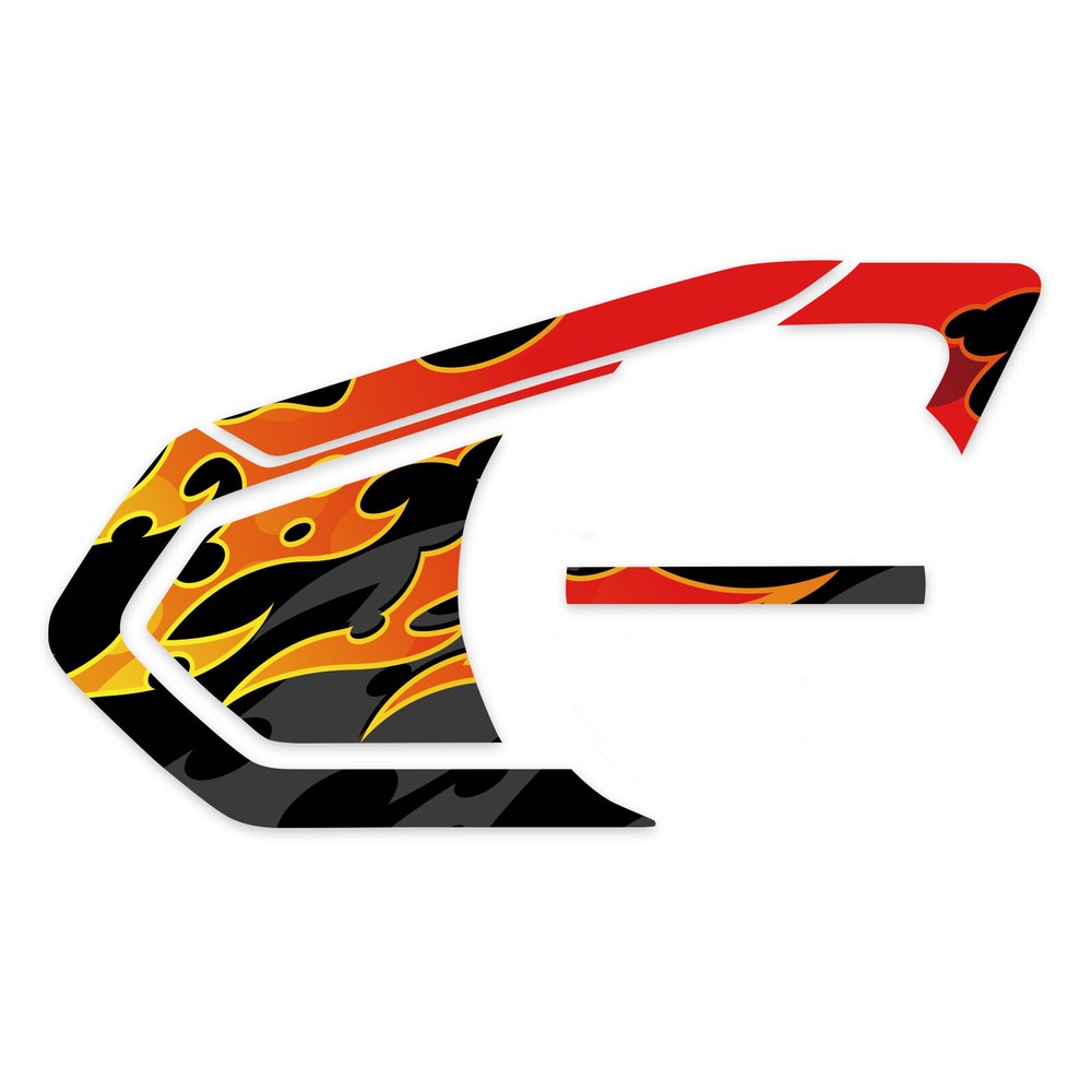 Flame Device Surface Sticker For SENA 50S Intercom x1