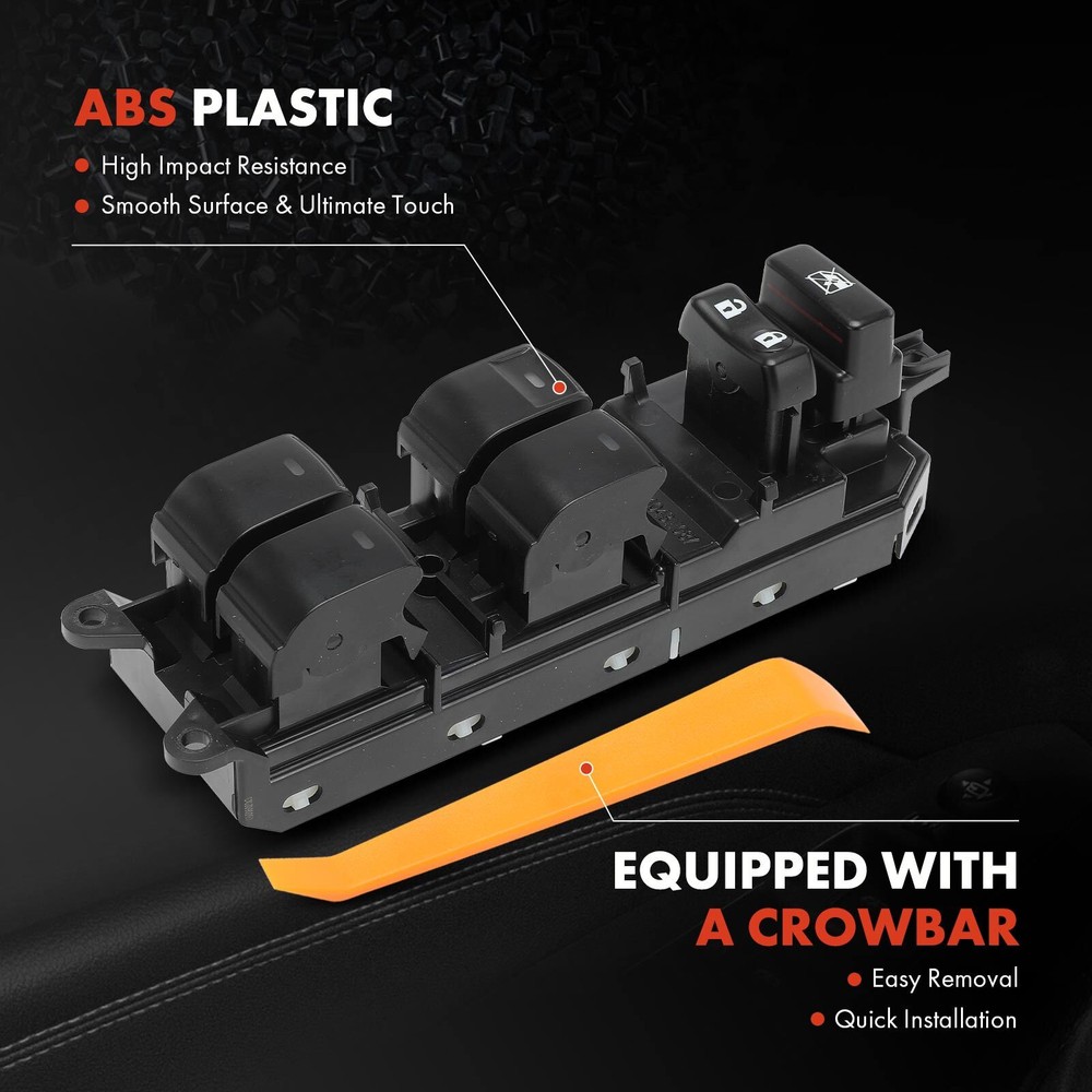 Master Power Window Switch for Toyota 4Runner 2014-2023 Front Driver Left Side