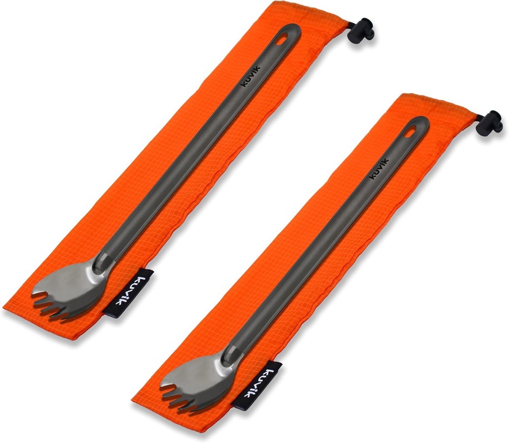 Titanium Spoon Ultralight & Compact for Camping & Hiking