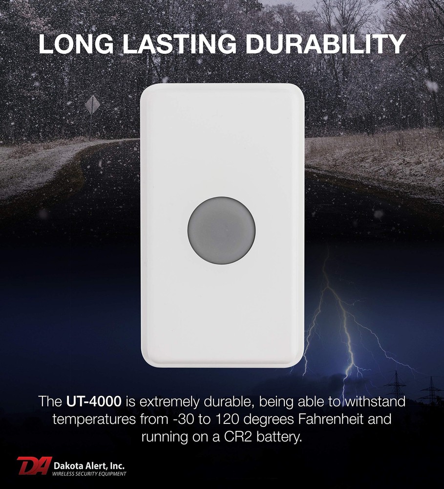 UT-4000, Universal Transmitter for Wireless Home Security white