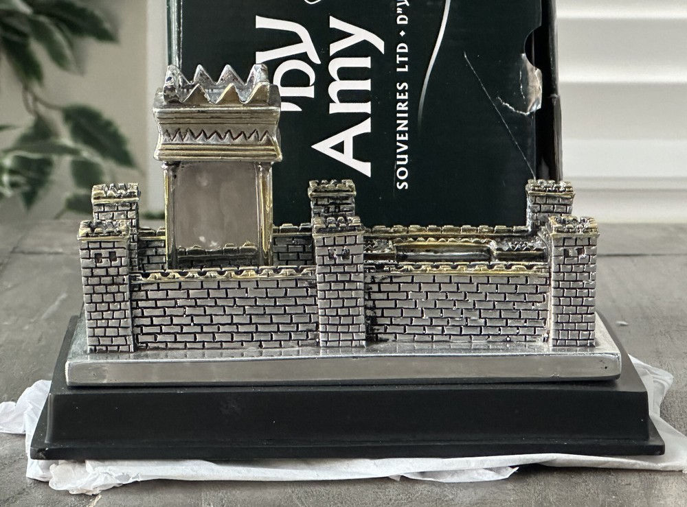 Silver Plating Model/Statue Jerusalem Israel Big Second Temple Model 925 *Read