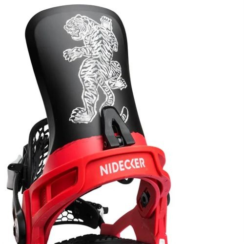Nidecker Kaon Snowboard Bindings, Red Tiger, Medium