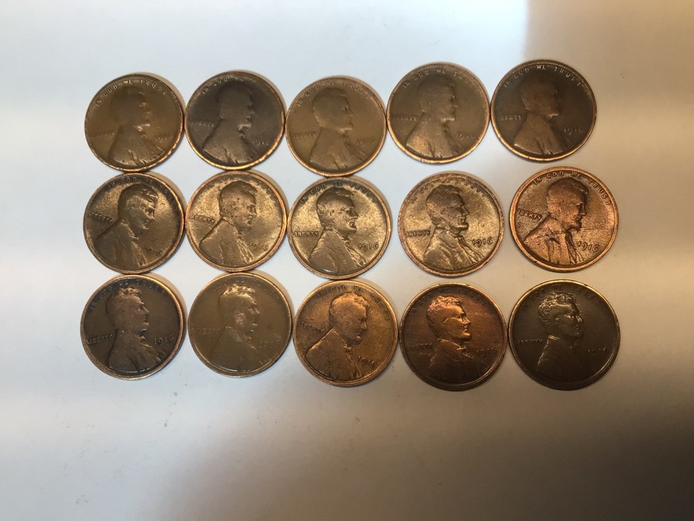 1916 P ; Wheat Penny ; good condition