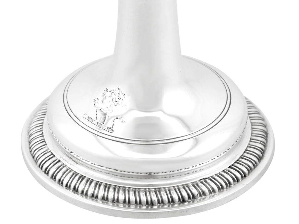 Antique Victorian Sterling Silver Goblet 1950s