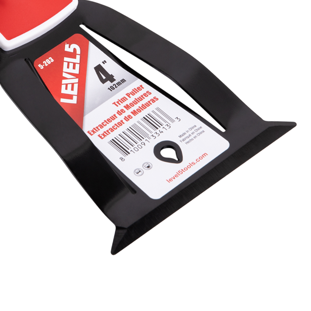 LEVEL5 4" Trim Puller - Premium Steel Blade, Soft Grip Handle | 5-203