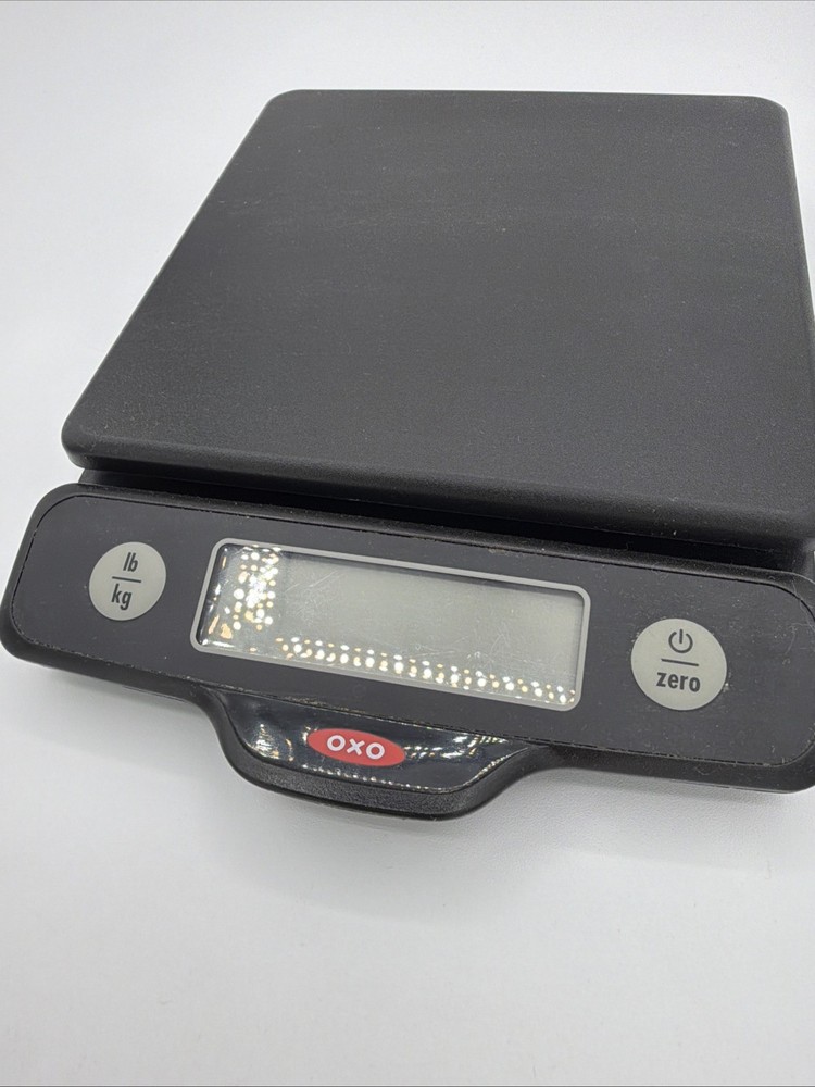 OXO Good Grips 5lb Digital Food Scale, Black, Pull-Out Display