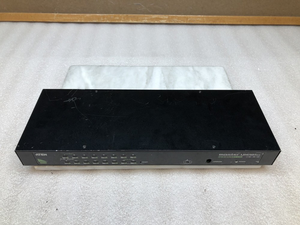 ATEN Master Viewmax CS1316 PS/2-USB KVM 16 Port Switch RESET / TESTED