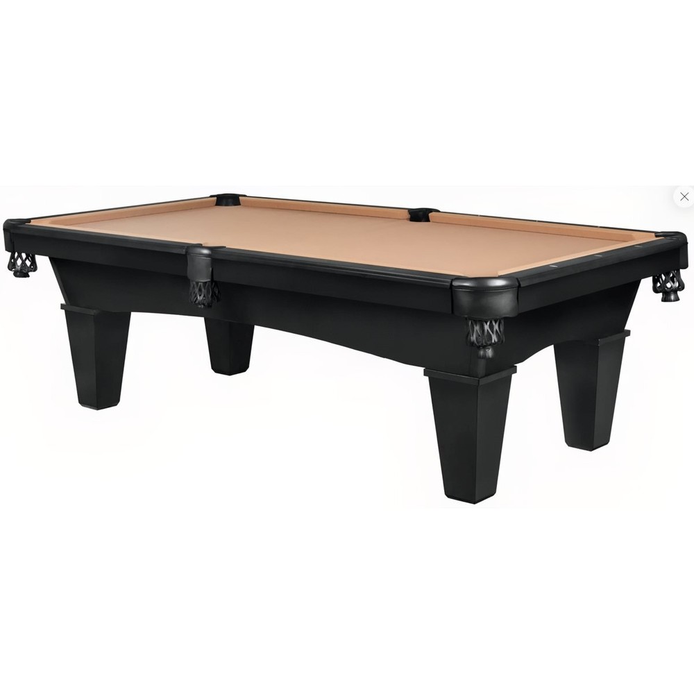 8' Mustang Pool Billiards Table - Raven - Black
