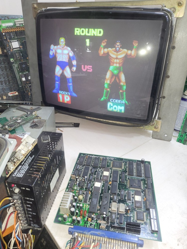 Champion Wrestler arcade game board pcb