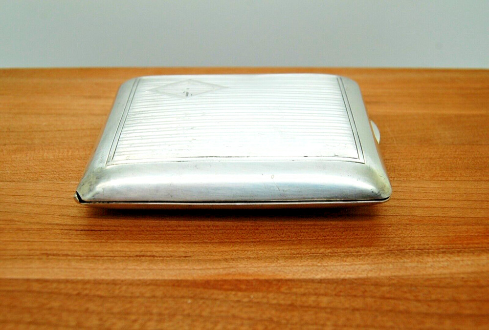 ANTIQUE HAVONE STERLING SILVER CIGARETTE CASE