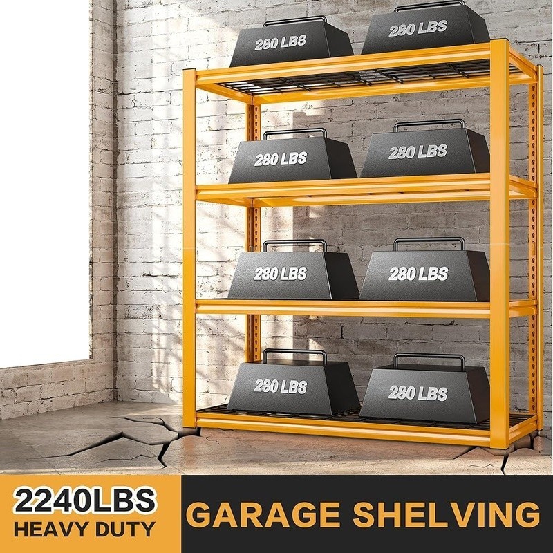 Heavy Duty Metal Shelving 2240LBS Adjustable Easy Assembly Storage Solution New
