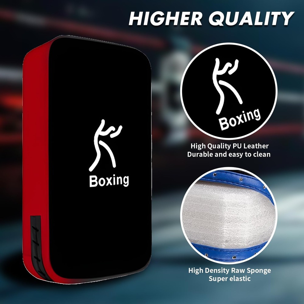 Karate Kick Pad Adjustable Boxing Punch Shield Training Mitt Martial Arts