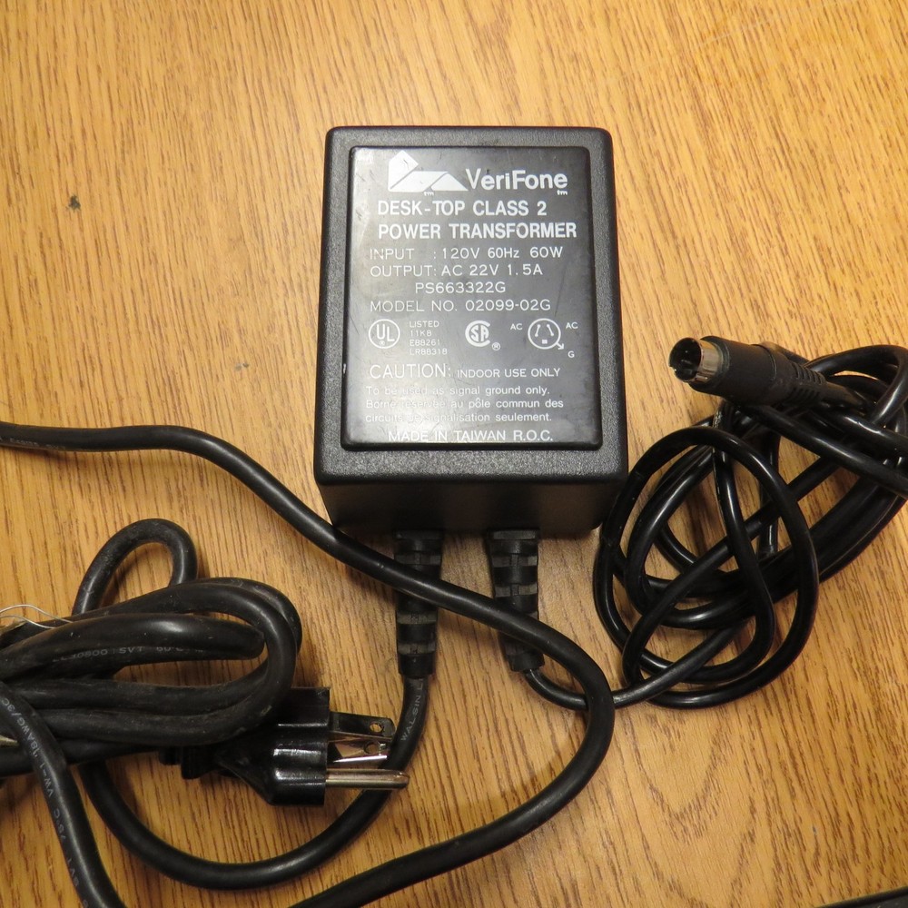 Verifone 02099-02G  AC Adaptor