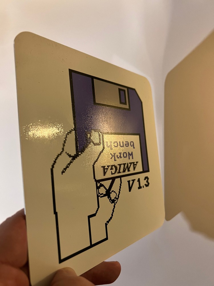Commodore Amiga Aluminum Kickstart Sign