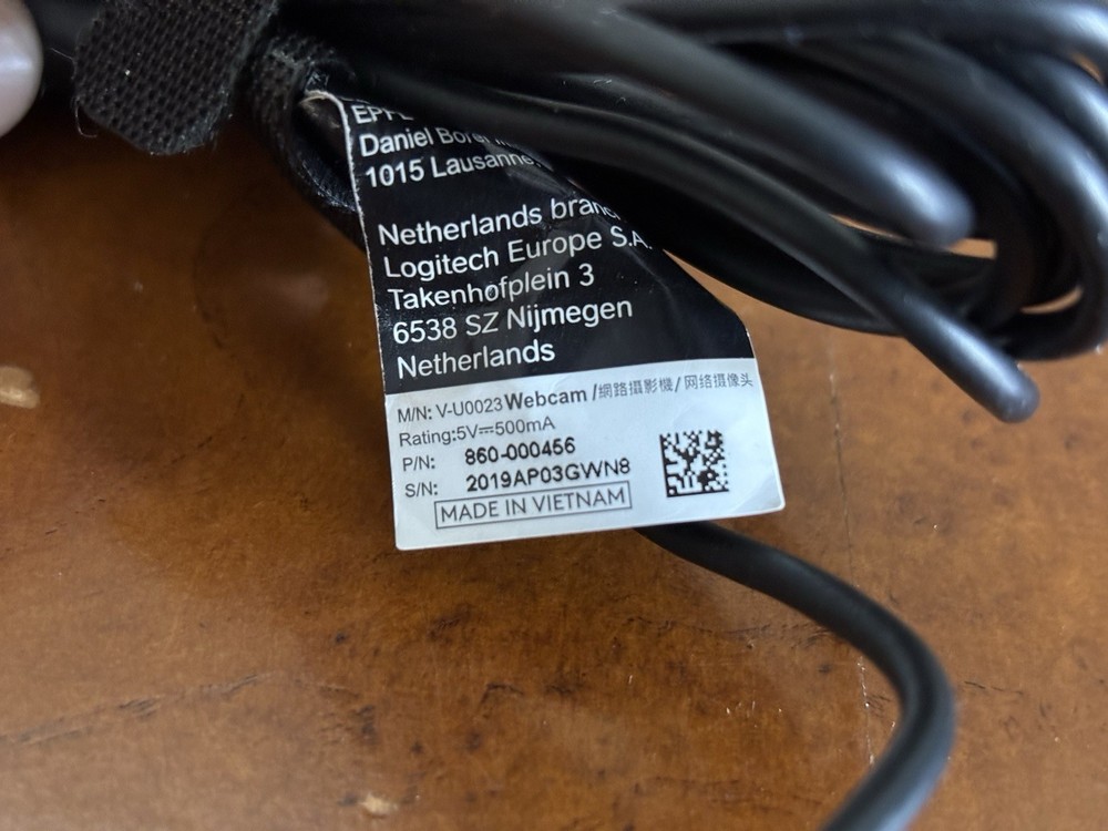 Two Logitech 720p Webcams - Used