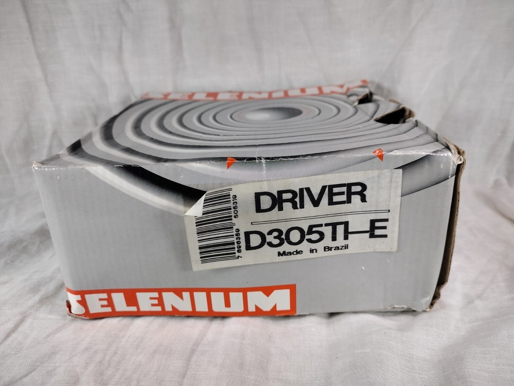 NEW Old Stock - Selenium JBL D305Ti-E Compression Full Range Titanium Driver