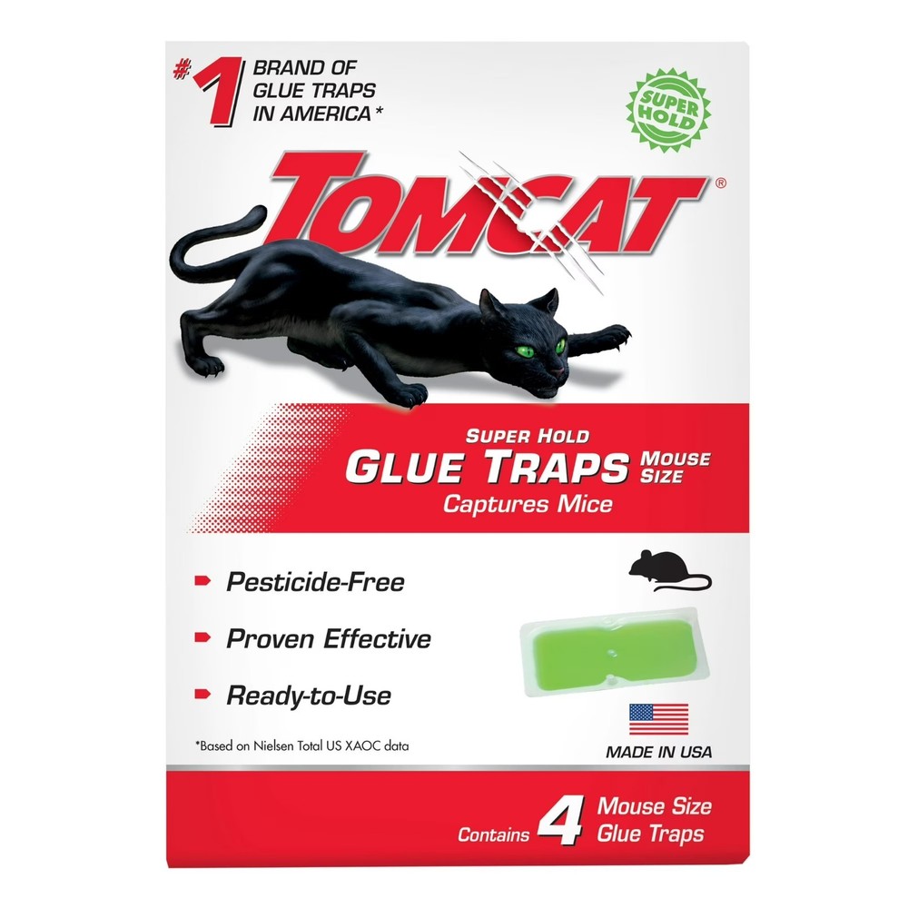 Tomcat Super Hold Glue Traps Mouse Size