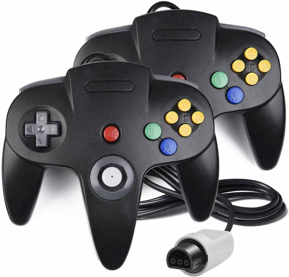 Wired Controller Compatible With Nintendo 64 N64 Joystick Video Game Console
