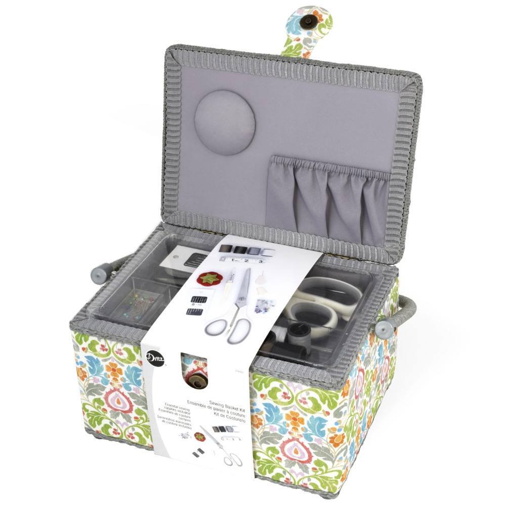 Dritz, Essential Sewing Basket Kit - Medium