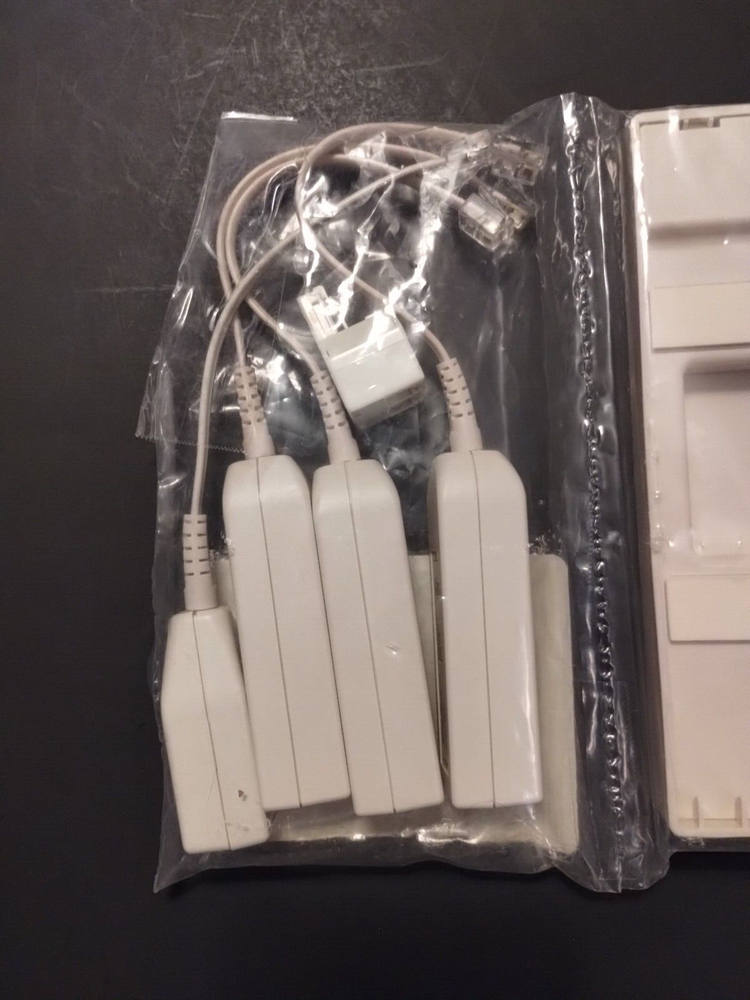 2Wire 4 Pack DSL In-Line Filter Kit w/Wall Mount Filter & 2-n-1 Adapter OPEN PKG