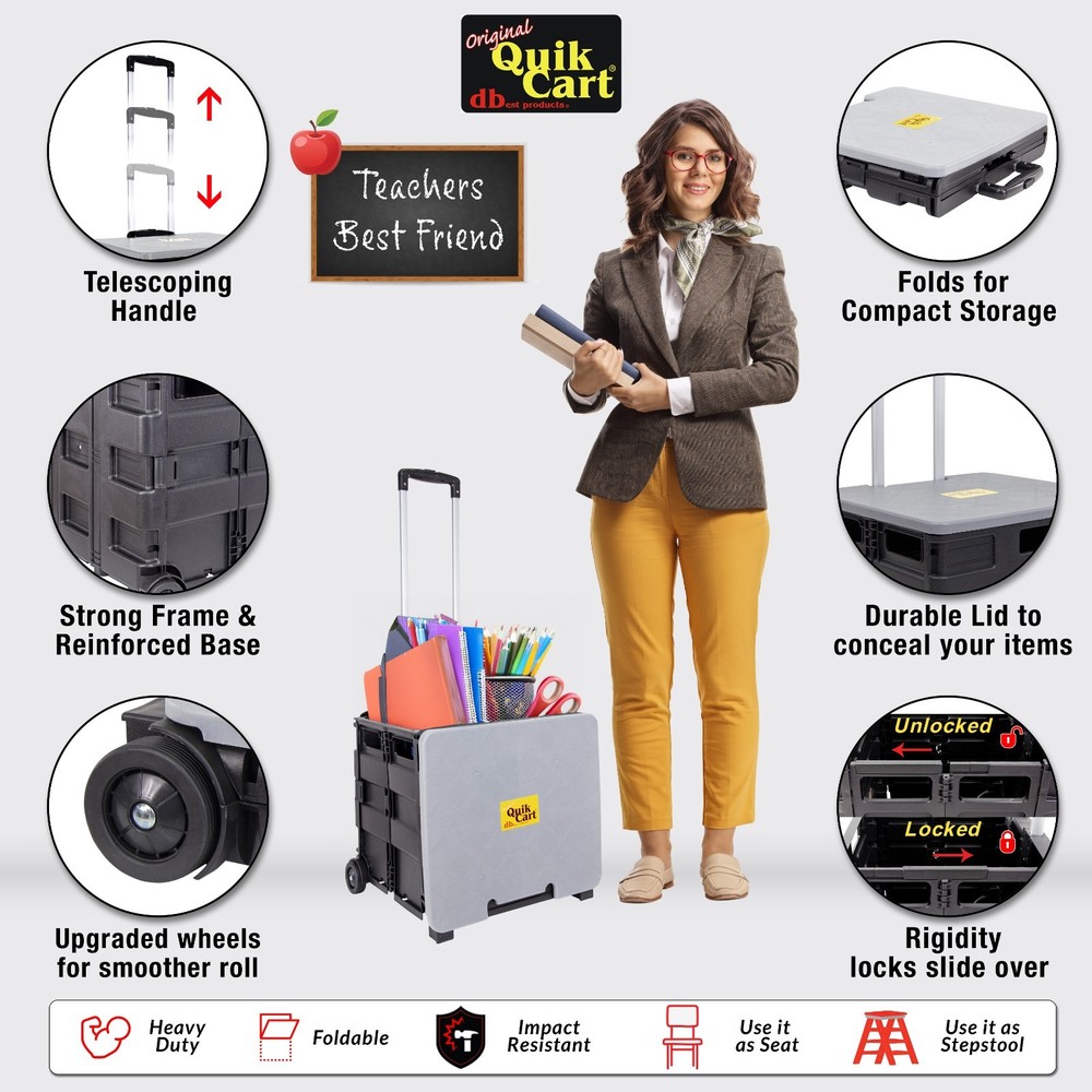 dbest products Quik Cart Grey