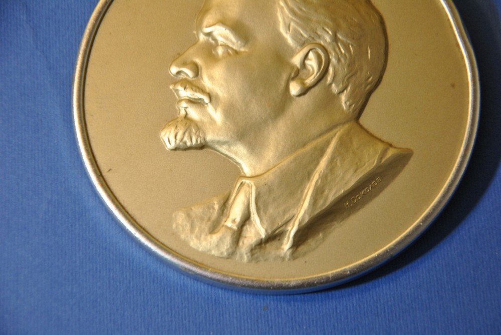 Vintage Soviet plaque. Vladimir Lenin. USSR. Original