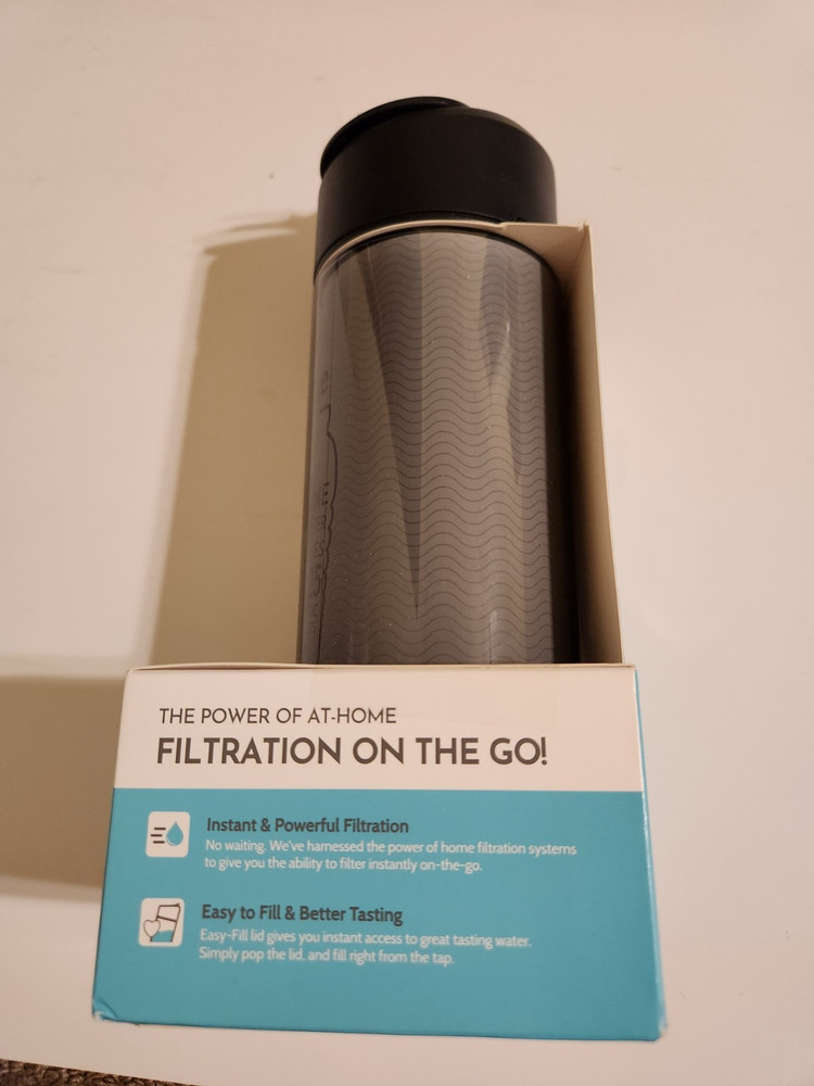 Astrea ONE Filtering Water Bottle Grey 18 oz