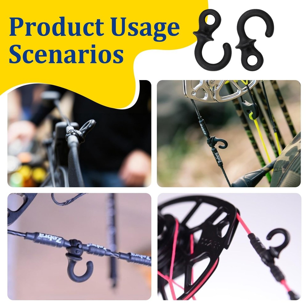 Bow String Dampener Package, Bow String Stabilizer, Compound Bow String Silen...