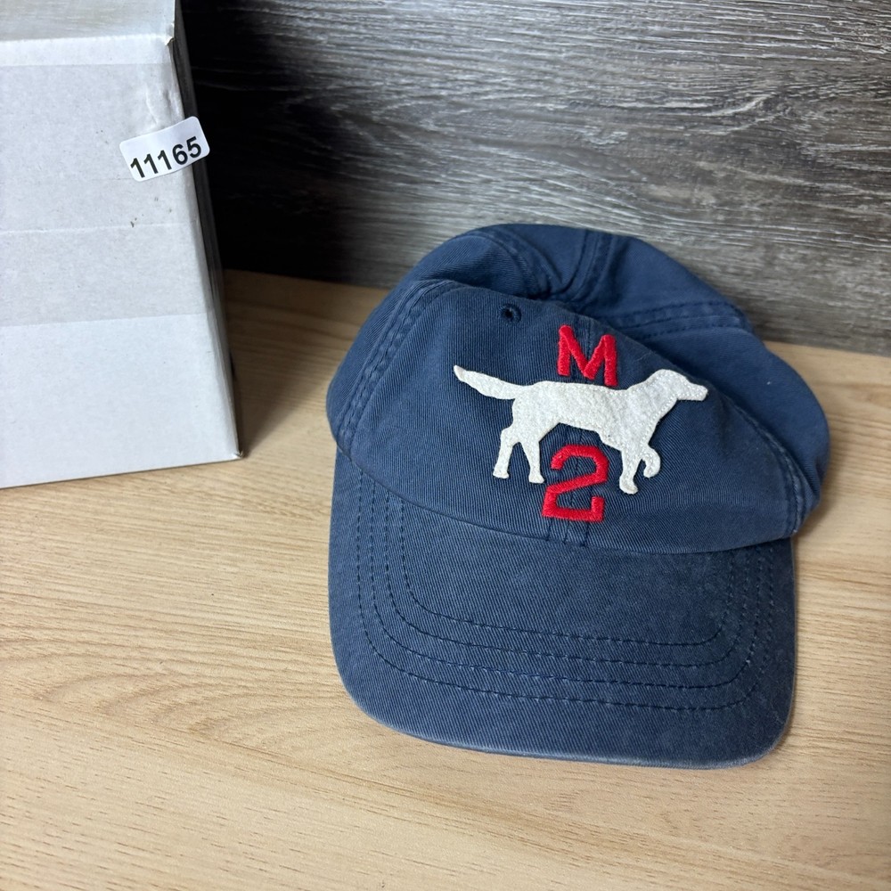 Crewcuts Hat Cap Strap Back Kids Blue Red Dog Faded Adjustable