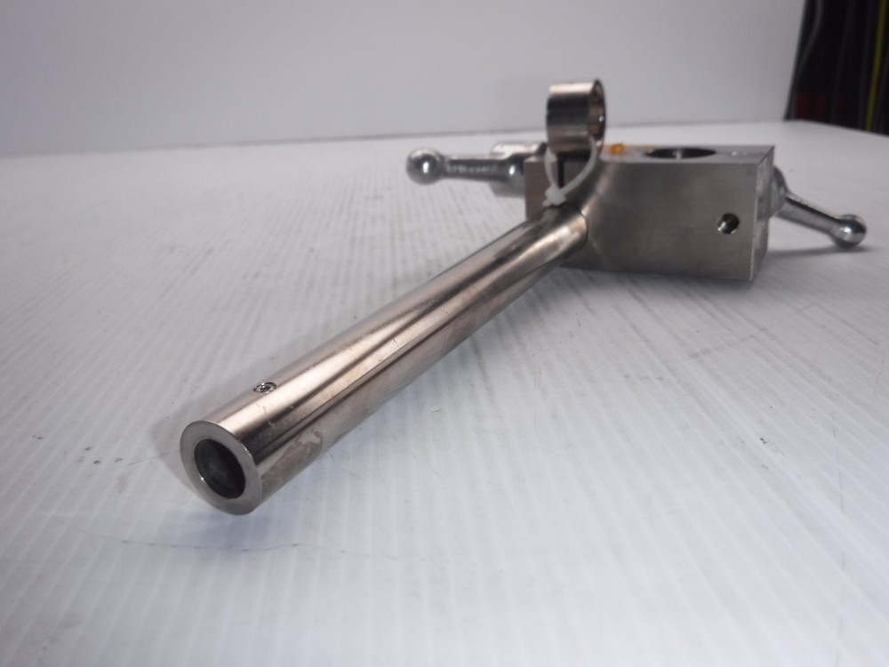 Unbranded Horizontal Microscope Head Mount w/ Two ** Broken ** Jergens Handles