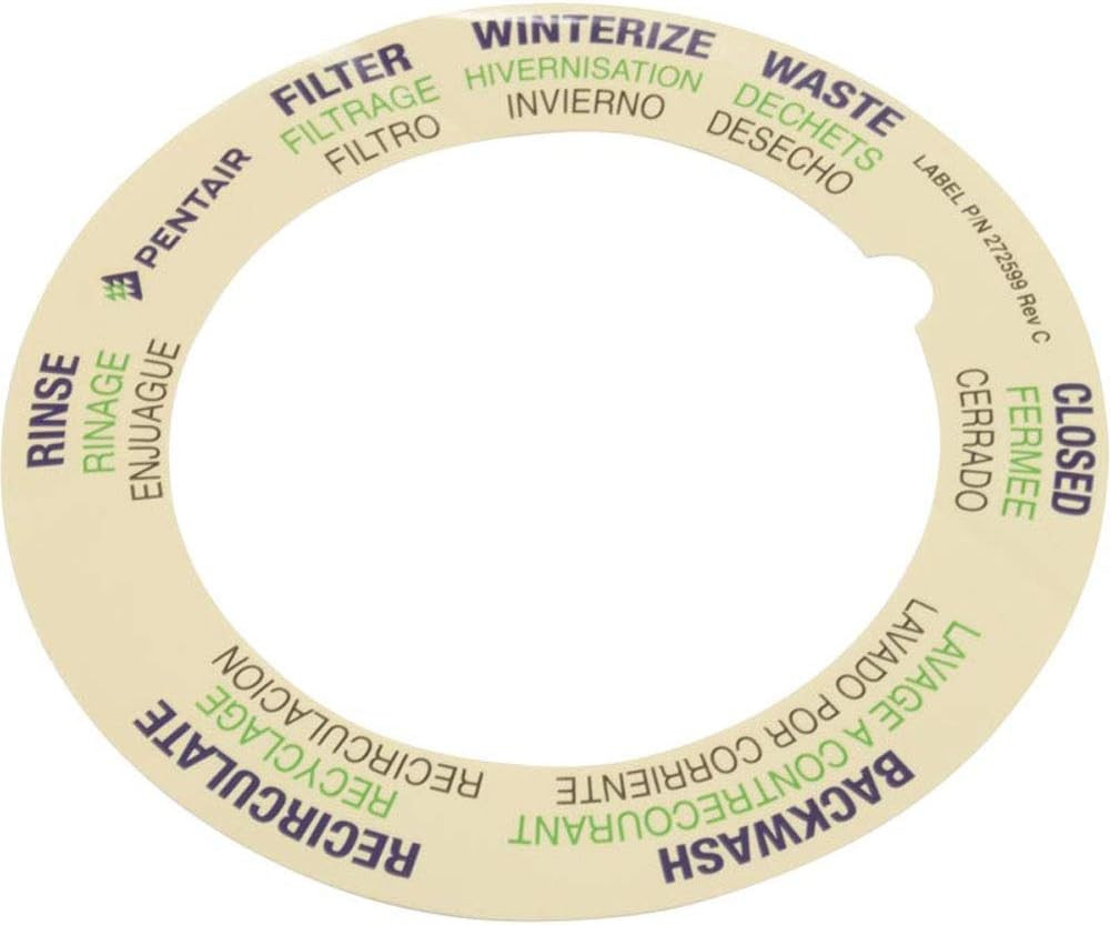 Label 6Wy Biling, Top Mount Valve