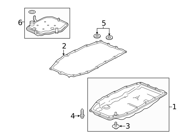 Genuine GM Trans Pan Bolt 11548404