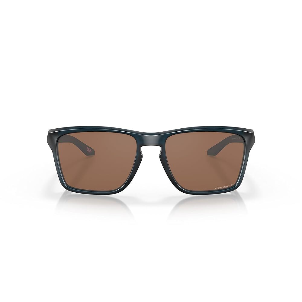 Oakley Men's Sylas Rectangular 60mm Polarized Sunglasses Matte Brown OO9448-35