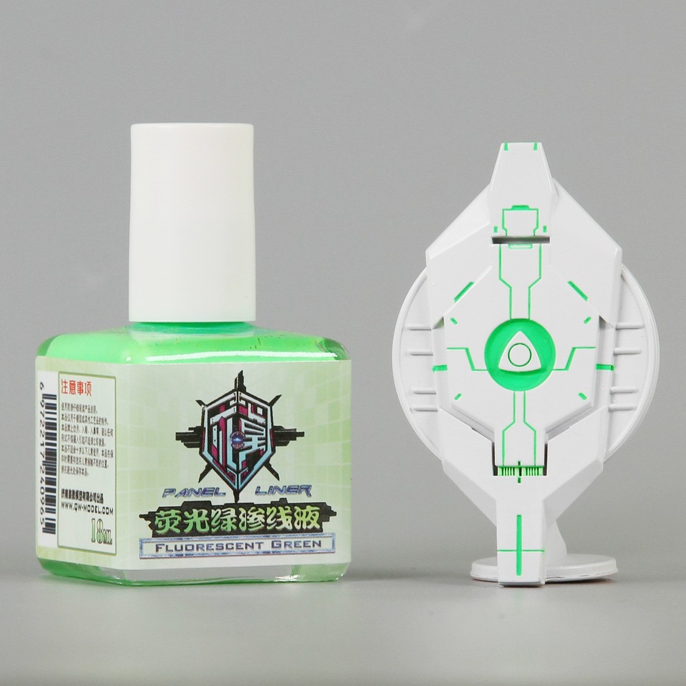 QW-model Water-based Panel Liner Accent Color - Fluorescent Green 18ml