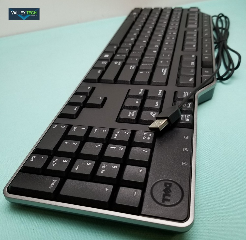Dell Keyboard Wired USB KB522 BK US NEW