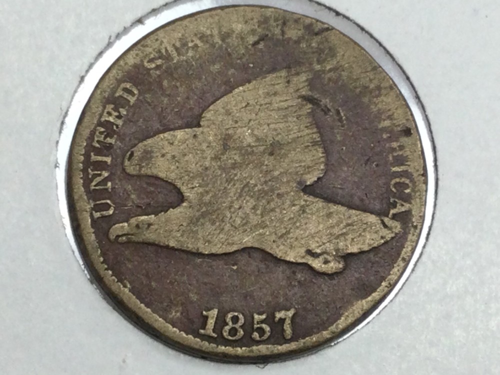 1857 group of Flying Eagle Cents